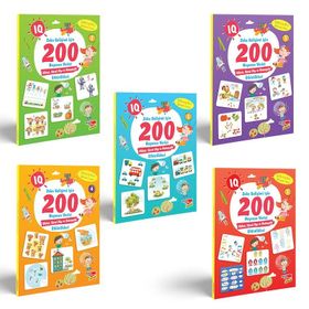 IQ Zeka Gelişimi için 200 Heyecan Verici 5'li Etkinlik Seti - Dikkat Atölyesi Yayınları