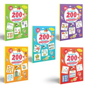 IQ Zeka Gelişimi için 200 Heyecan Verici 5'li Etkinlik Seti - Dikkat Atölyesi Yayınları