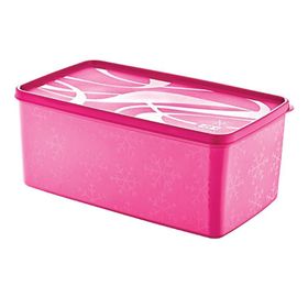 Irak Plastik SA-985 3.5 lt Pembe Plastart Alaska Dikdörtgen Derin Dondurucu Kabı