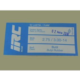 Irc 2.75-3.00/14 İç Lastik Eğri Sibop