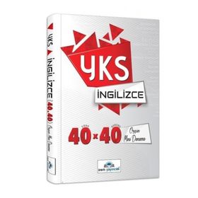 İrem Yayıncılık YKS İngilizce 40x40 Özgün Mini Denemeler