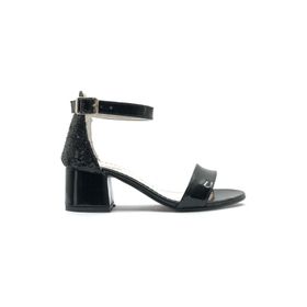 İremsu 9989 Tek bant Arkası Simli Topuklu Çocuk Ayakkabı