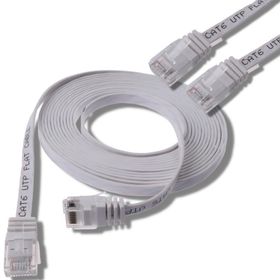IRENIS CAT6 Yassı RJ45 Beyaz 3 Metre Ethernet Kablosu