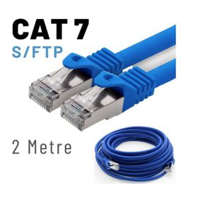 IRENIS CAT7 Ethernet Network Mavi 2 metre LAN Ağ Kablosu