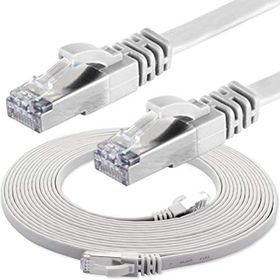 IRENIS CAT7 FTP Beyaz 3 m Yassı Network Kablosu