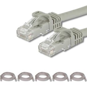 IRENIS CAT7 Gri 10 metre 5 Adet Yassı FTP Ethernet Kablosu