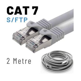IRENIS CAT7 Gri 2 mt Ethernet Network LAN Ağ Kablosu
