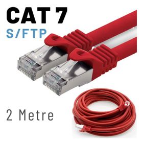 IRENIS CAT7 Kırmızı 2 m Ethernet Network LAN Ağ Kablosu