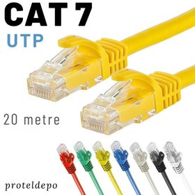 IRENIS CAT7 LAN Sarı 20 m Ethernet Ağ Network Kablosu