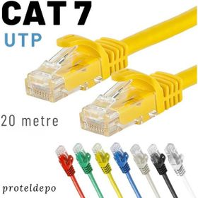 IRENIS CAT7 LAN Sarı 20 m Ethernet Ağ Network Kablosu