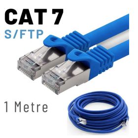 IRENIS CAT7 Mavi 1 m Ethernet Network LAN Ağ Kablosu