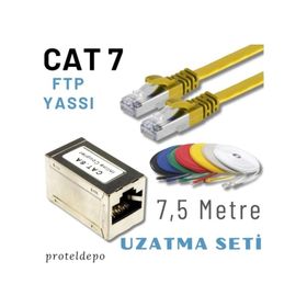 IRENIS CAT7 Sarı 5 m LAN Network Kablosu