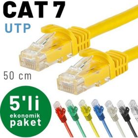 IRENIS CAT7 Sarı 5 m LAN Network Kablosu