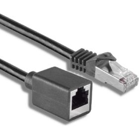 IRENIS CAT7 Siyah 5 mt Yassı FTP Ethernet Kablosu