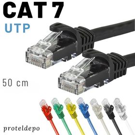 IRENIS CAT7 Siyah 50 mt Ethernet Network LAN Ağ Kablosu