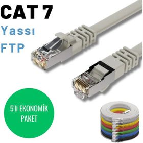 IRENIS CAT7 Yassı FTP Ethernet Beyaz 5 m Network Lan