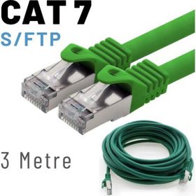 IRENIS CAT7 Yeşil 3 mt Ethernet Network LAN Ağ Kablosu