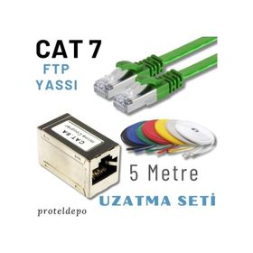 IRENIS CAT7 Yeşil 5 m LAN Network Kablosu