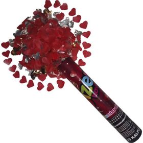 İrhanlar 30 cm Kalp Figürlü Kırmızı Konfeti