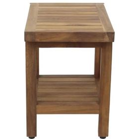 İroko 40x40x40 cm Duş Oturağı Ağaç Tabure Ağaç Oturak Duş Taburesi
