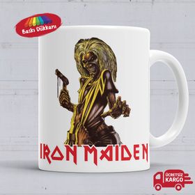 İron Maiden Baskılı Porselen Kupa Bardak
