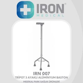 Iron Tripot 3 Ayaklı Alüminyum Baston