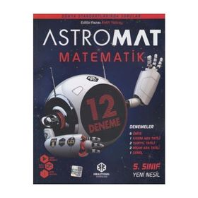 İrrasyonel Yayınları 5. Sınıf Matematik Astromat 12'li Yeni Nesil Deneme