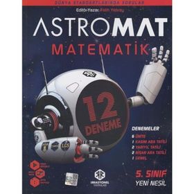 İrrasyonel Yayınları 5. Sınıf Matematik Astromat 12'li Yeni Nesil Deneme