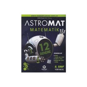 İrrasyonel Yayınları 6. Sınıf Astromat Matematik 12 li Yeni Nesil Deneme