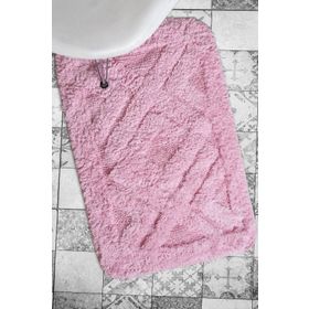 İrya Barnes %100 Pamuk 2'li Pudra 40x60+60x90 Banyo Paspası