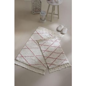 İrya Grace Ekru 40x60+60x90 CM Banyo Paspası