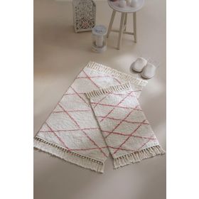 İrya Grace Ekru 40x60+60x90 CM Banyo Paspası