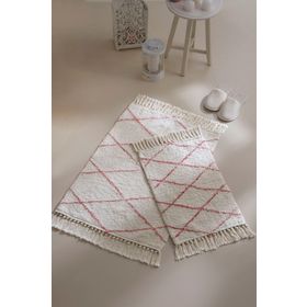 İrya Grace Ekru 40x60+60x90 CM Banyo Paspası