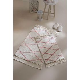 İrya Grace Ekru 40x60+60x90 CM Banyo Paspası