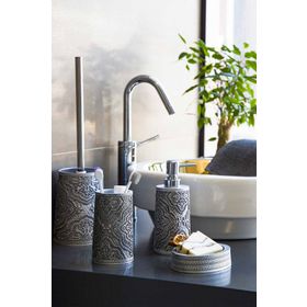 İrya Gri Lane 4 Parça Banyo Seti