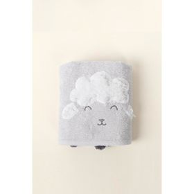 İrya Gri Wooly Bebek Havlusu