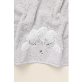 İrya Gri Wooly Bebek Havlusu