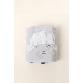 İrya Gri Wooly Bebek Havlusu