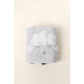 İrya Gri Wooly Bebek Havlusu