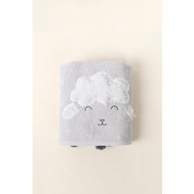 İrya Gri Wooly Bebek Havlusu