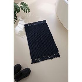İrya Lavish Lacivert 50x70 cm %100 Pamuk El Örgüsü Banyo Paspası