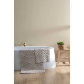 İrya Maxi 2'li Bej 40x60+60x90 cm Banyo Paspası