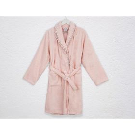 İrya Pembe Becca Nakışlı Bornoz