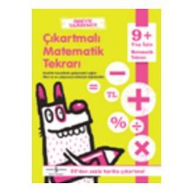 İş Bankası Yayınları +9 Yaş Ödeve Yardımcı Çıkartmalı Matematik Tekrarı