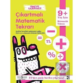 İş Bankası Yayınları +9 Yaş Ödeve Yardımcı Çıkartmalı Matematik Tekrarı