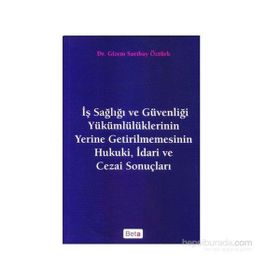 İş Sağlığı ve Güvenliği Yükümlülüklerinin Yerine Getirilmemesinin Hukuki, İdari ve Cezai Sonuçları - Gizem S. Öztürk