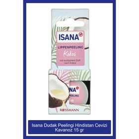 Isana 15 gr Hindistan Cevizi Kavanoz Dudak Peelingi
