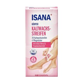 Isana 20 Adet Aloe Vera Özlü ve Üzüm Çekirdeği Yağlı Soğuk Ağda Bandı