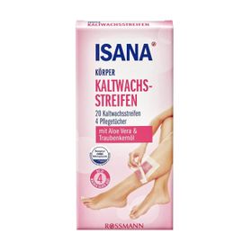 Isana 20 Adet Aloe Vera Özlü ve Üzüm Çekirdeği Yağlı Soğuk Ağda Bandı