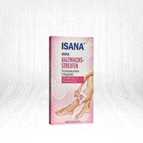 Isana 20 Adet Aloe Vera Özlü ve Üzüm Çekirdeği Yağlı Soğuk Ağda Bandı
